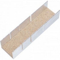 BGS | 50860 | Caja de ingletes de aluminio | 245 x 65 x 55 mm