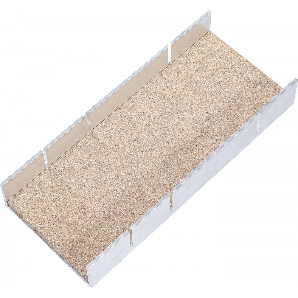 BGS | 50865 | Caja de ingletes de aluminio | 245 x 105 x 40 mm