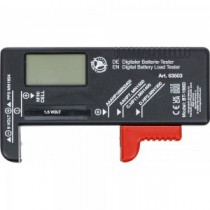 BGS Diy | 63503 | Comprobador digital de carga de batería | 1,5 V / 9 V