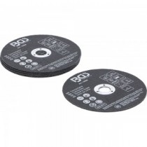 BGS | 70998 | Juego de discos de corte | para acero inoxidable | Ø 75 x 1,0 x 10 mm | 5 piezas